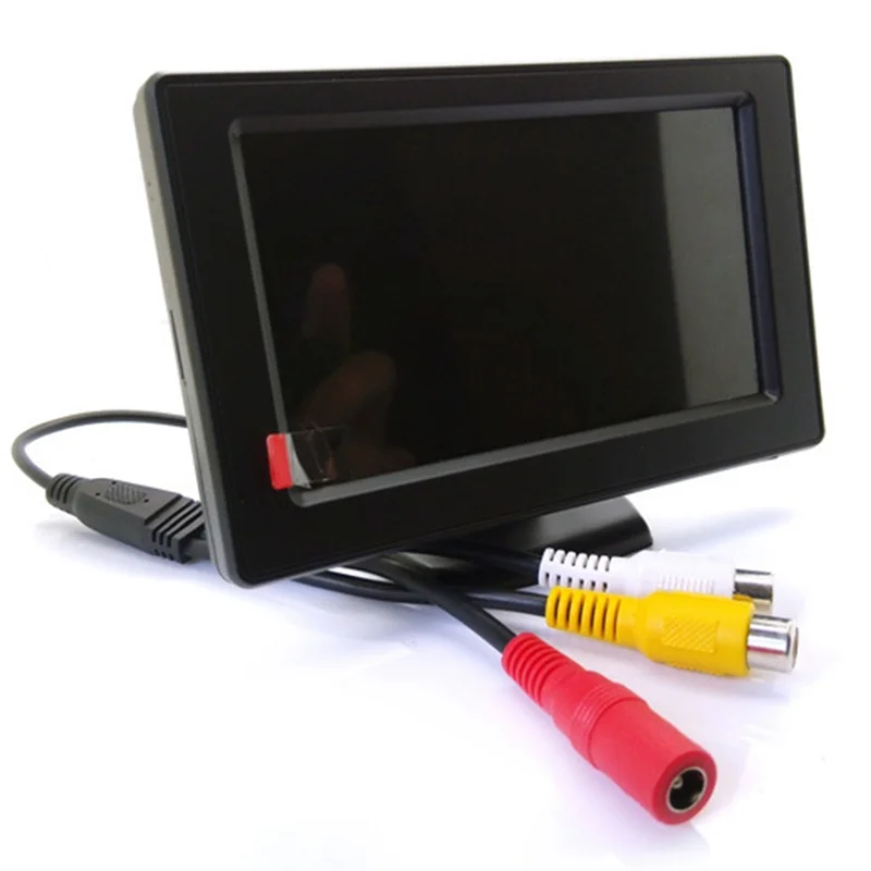 4.3Inch LCD Rearview Monitor Car Rear View Camera Reversing Parking System Kit Waterproof Night Vision Reversing Backup