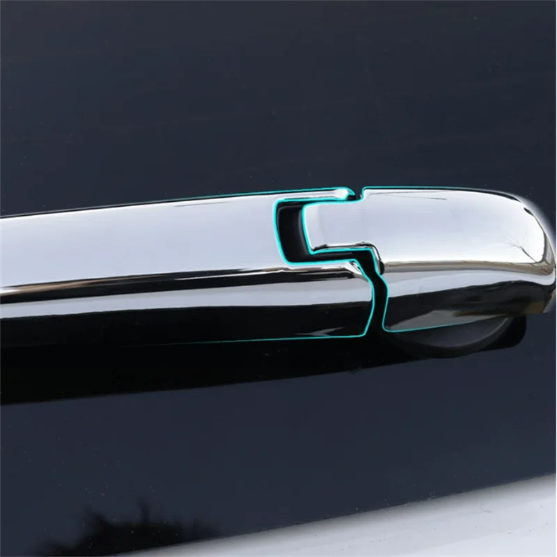 For LEXUS NX260 2022 2023 Interior Moulding ABS Chrome Rear Windshield Window Windscreen Rain Wiper Cover Trim