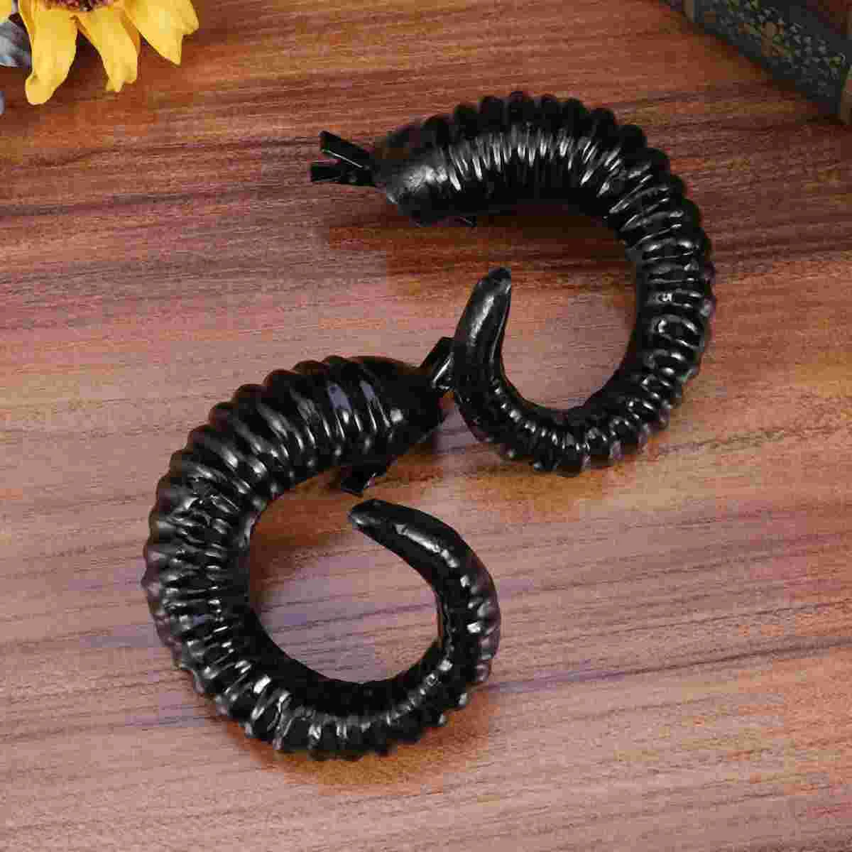 Goat Horns Hair Clips Halloween Costumes Unique Sheep Headband Cosplay Headwear Black Man