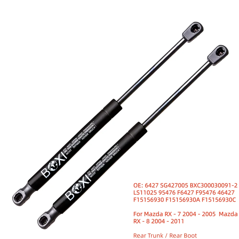 

BOXI 2Pcs Rear Trunk Lift Supports Gas Springs For Mazda RX - 7 2004 - 2005 Mazda RX - 8 2004 - 2011 6427 SG427005 Lift Struts