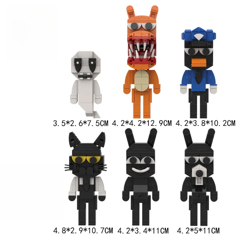 10cm Anime Figure Animal Hospital Periphery Model Building Block Builders Statue Desktop Decorative Ornaments Birthday Gifts Toy