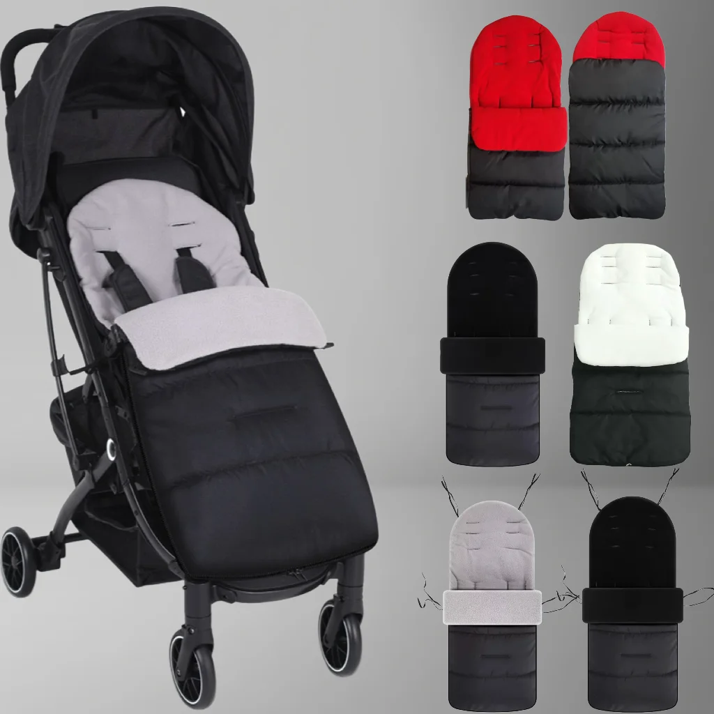 Winter Universal Baby Foot Cover; Baby Foot Warmer; Thick Cotton Mat for Stroller Wind and Warmth Protection; Baby Stroller Bag