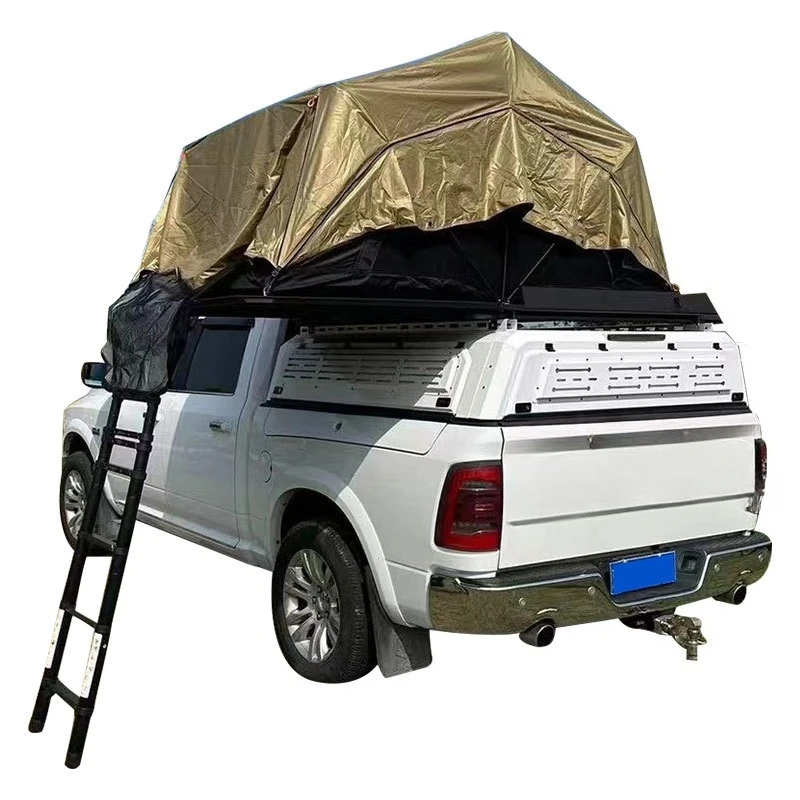 

Tonneau Cover For RAM 1500 Dodge Pickup Truck With Side Boxes Semi High Mid Height Rear Bed
