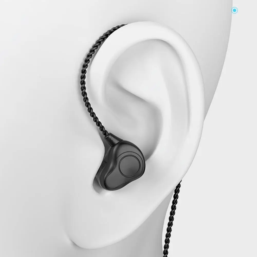 Noise Reduction Earphones High-quality In-ear Headphones with Triple Dynamic Circle Units Sound Noise Reduction Wired for Mobile