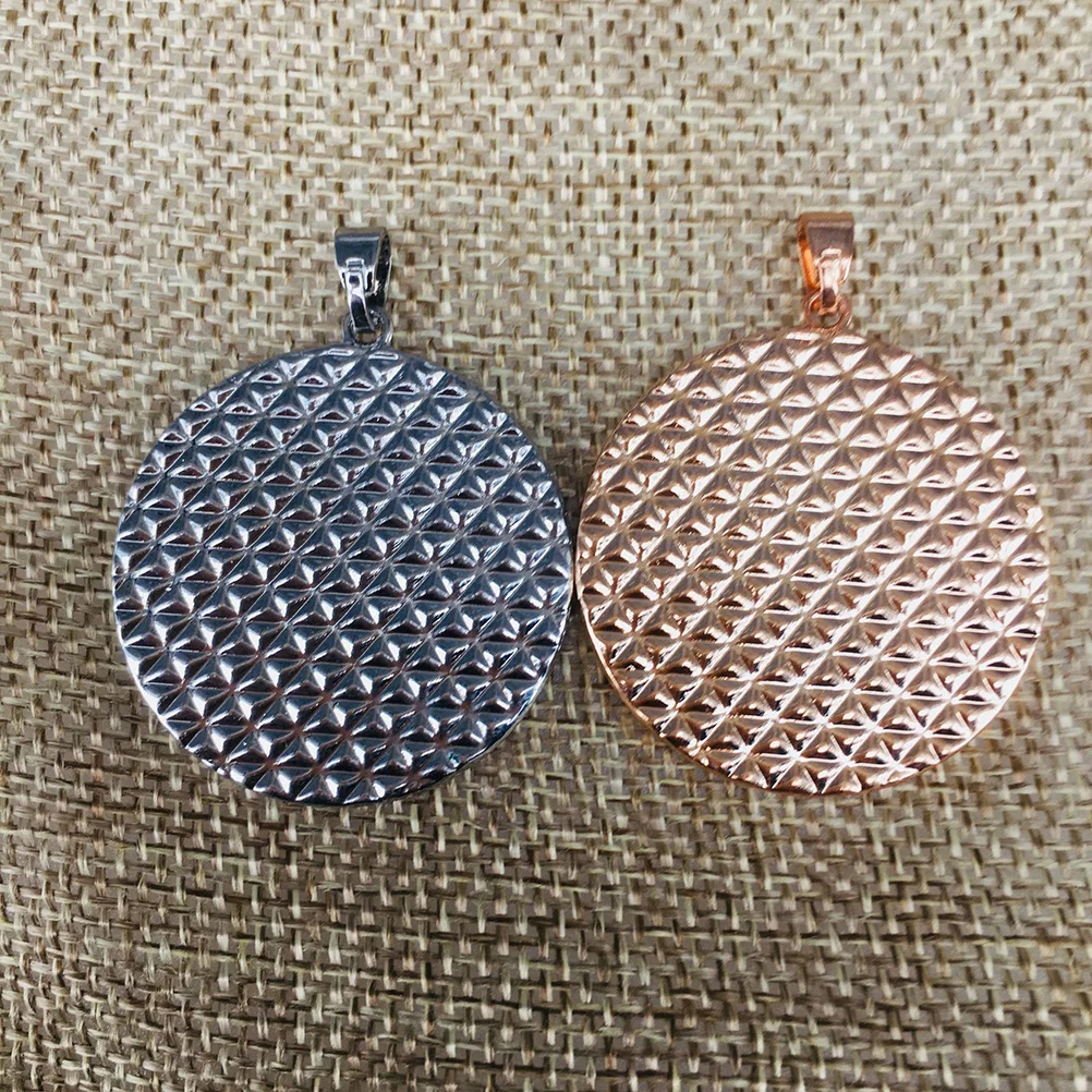 

10Pcs Alloy Round Pendant Charms Simple Design DIY Necklace Bracelet Keychain Making Accessories Jewelry Craft Supplies