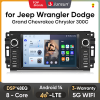 Junsun Android CarPlay Auto Car Radio For Jeep Wrangler Dodge Grand Cherokee Chrysler 300C Patriot Commander Caliber Challenger