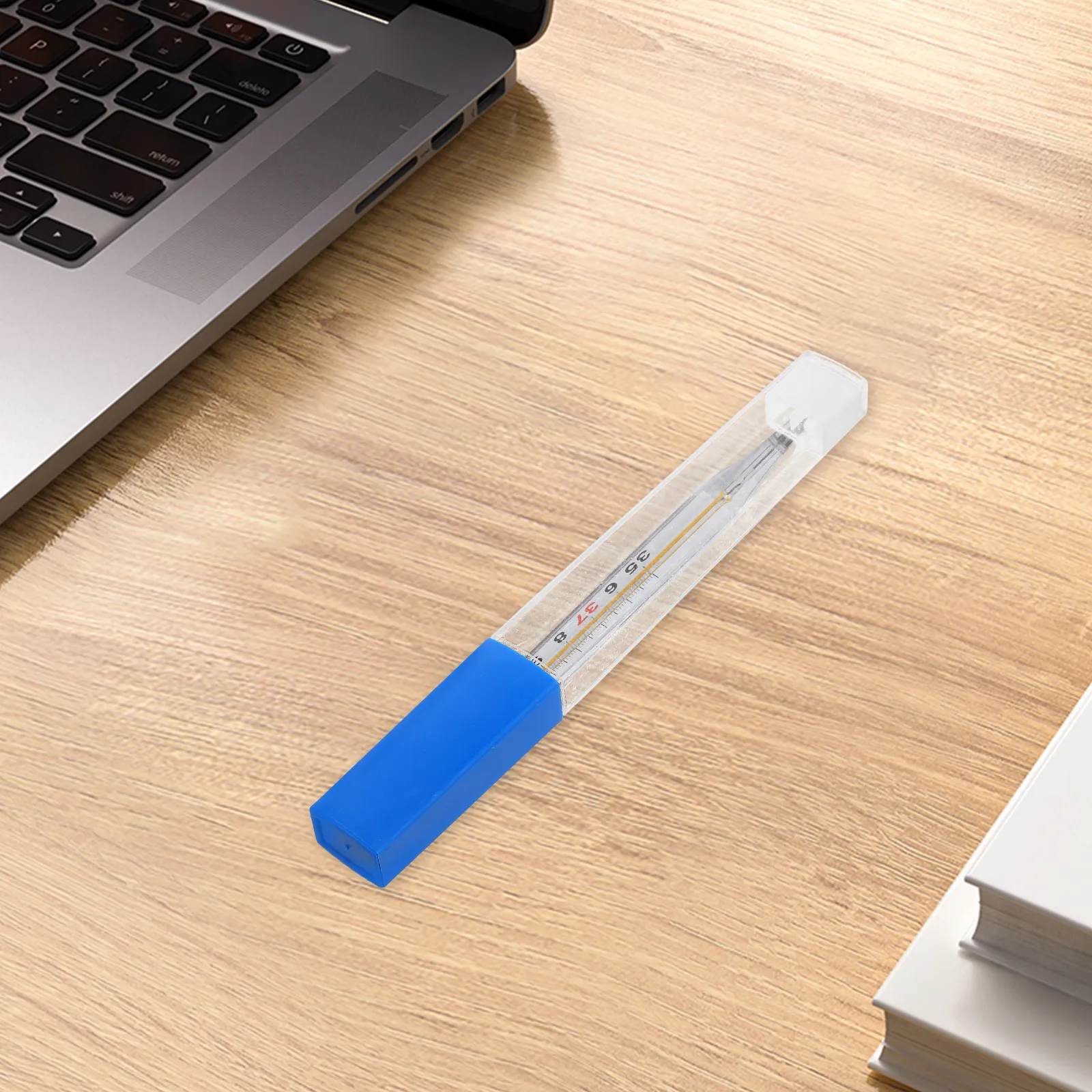 10Pcs Transparent Plastic Storage Tube for Thermometers Tools Portable Safe Organized Case