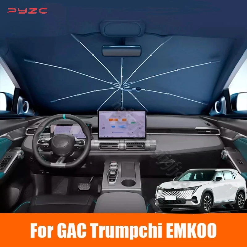 

For GAC Trumpchi EMKOO 2022 2023 2024 2025 Car Windshield Sunshade Foldable Umbrella amry Front Heat Insulation Accessories
