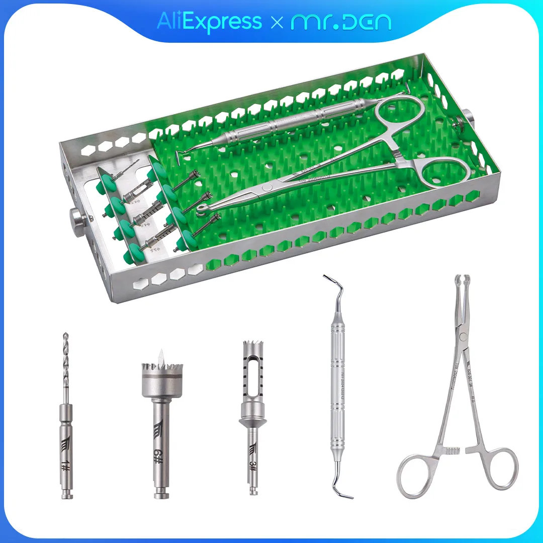 

MR DEN Implant Bone Block Instrument Othopedic Drill Retractor Convenient Bone Harvesting and Precise Bone Extraction