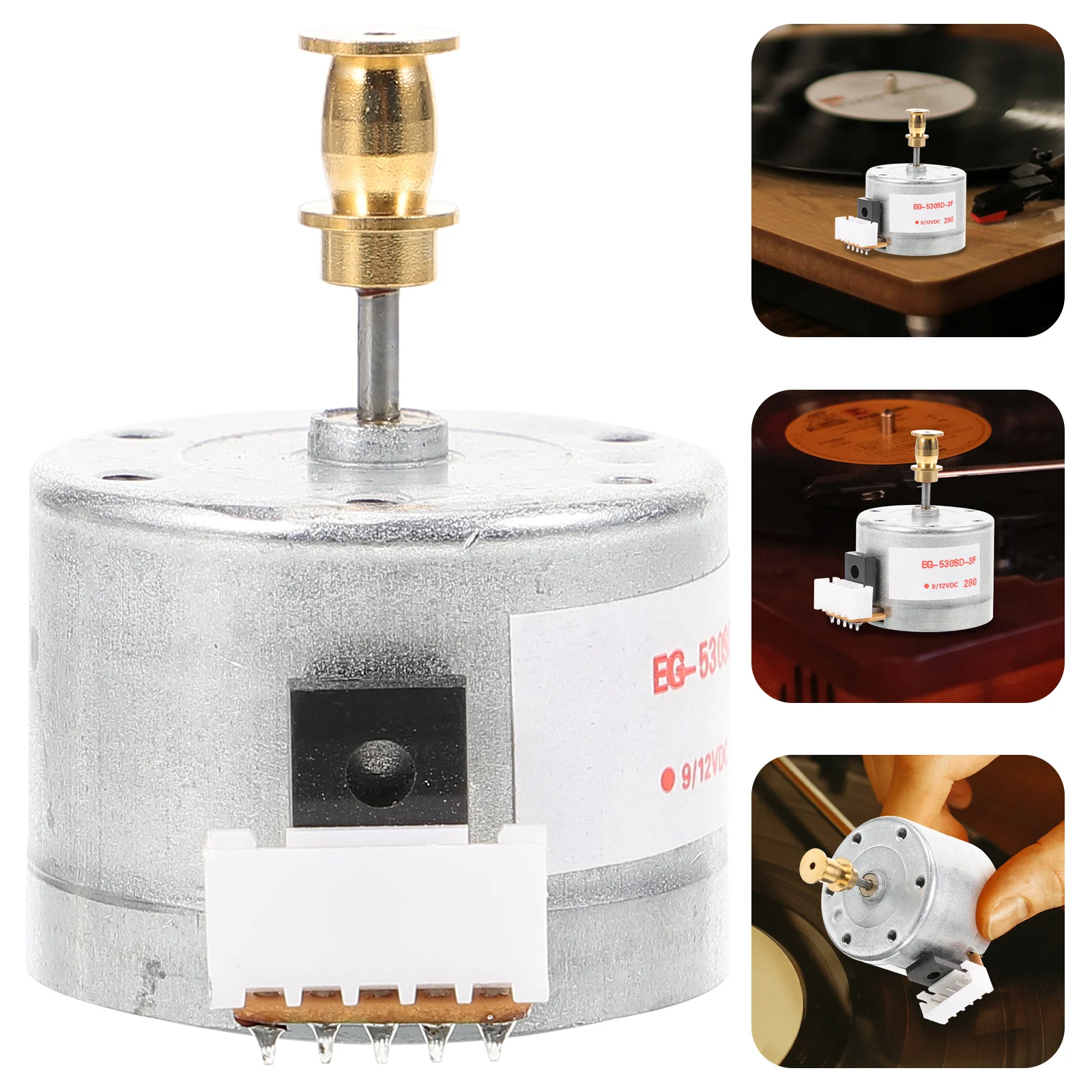 

High Quality Turntable Motor for Phonograph Gramophone Vinyl Record Players Replacement 3-Speed Music Accessory Recorder Part