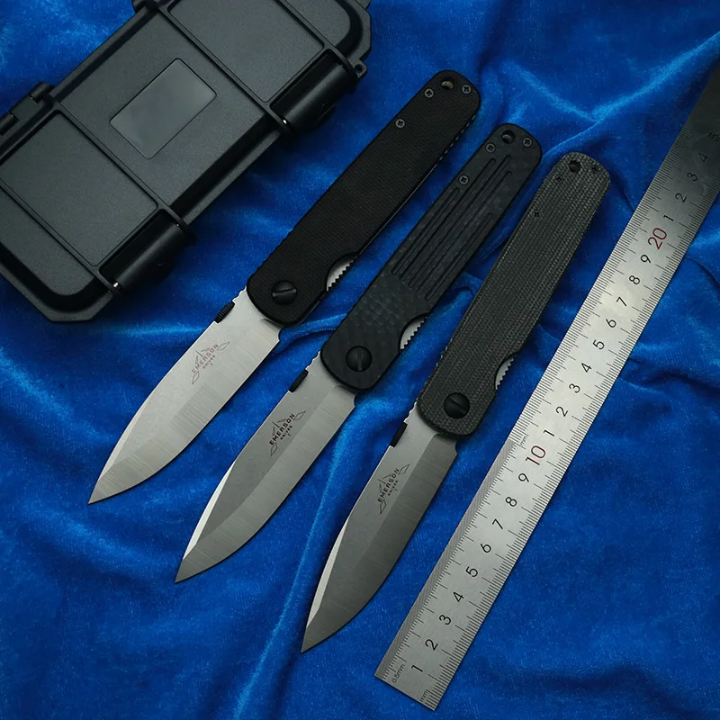 LEMIFSHE إيمرسون كويكن 14c28 شفرة G10 مقبض فولاذي حشية نحاسية للتخييم والصيد والصيد EDC أداة سكين للفرد #1