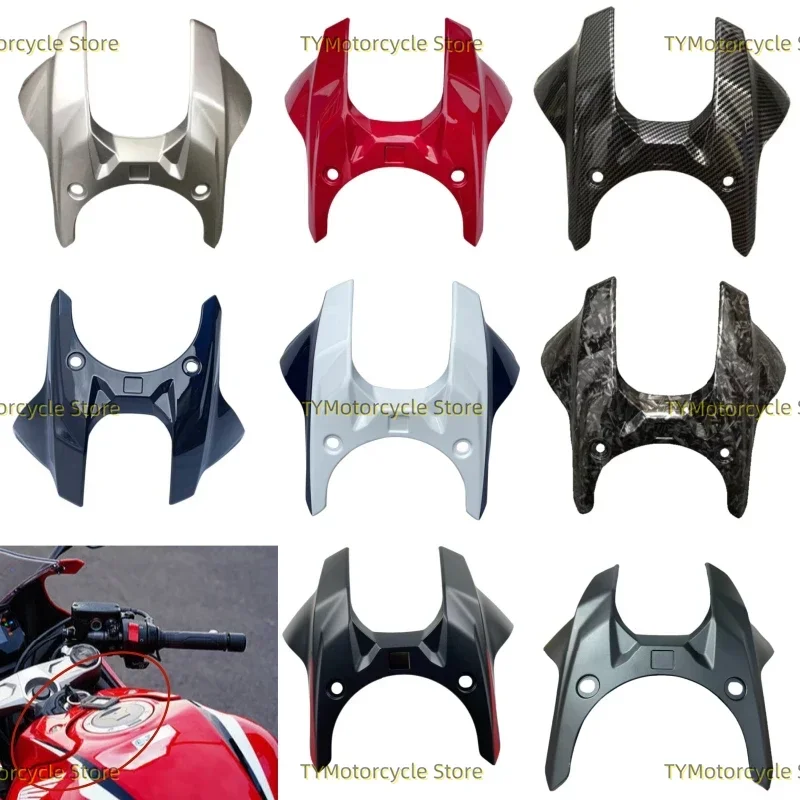 Tampa dianteira do tanque de ar da motocicleta protetor de gás combustível carenagem apto para honda cb650r 2019-2023 cbr650r 2019 2020-2025