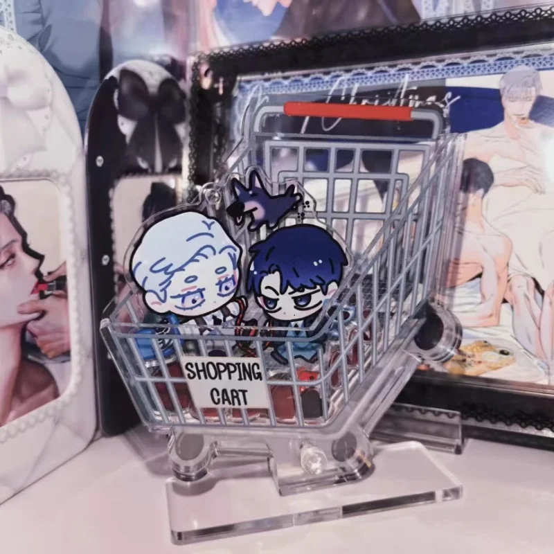 

Shopping Cart Desktop Plaque ACG Badge Acrylic High Beauty Creative Desktop Ornament ACG Storage Display Stand Personalized Gift