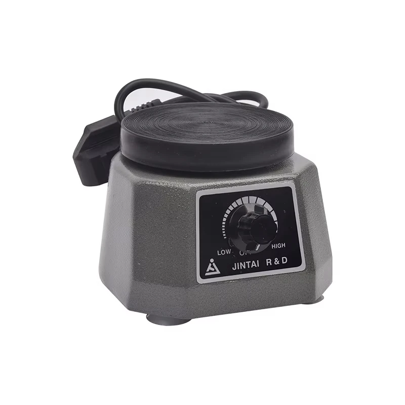 JG-14 Vibrating Plate Vibrating Table High Power Vibrator 4" Small Size Round Plaster Oscillator Non-Slip Lab Vibrator