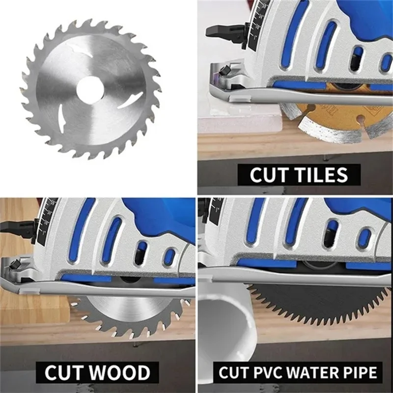 Imagem -04 - Carbide Cutting Saw Blade Disc Ferramenta de Corte de Madeira Circular Diâmetro do Furo 20 mm Ferramenta Rotativa Carpintaria 30t 40t Polegada