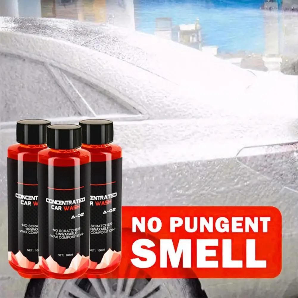 100ml Car Cleaning Foam Active Foam Cleaner For For Snow Foam Lance Gun Or Bucket Was Car Wash Shampoo Supplies