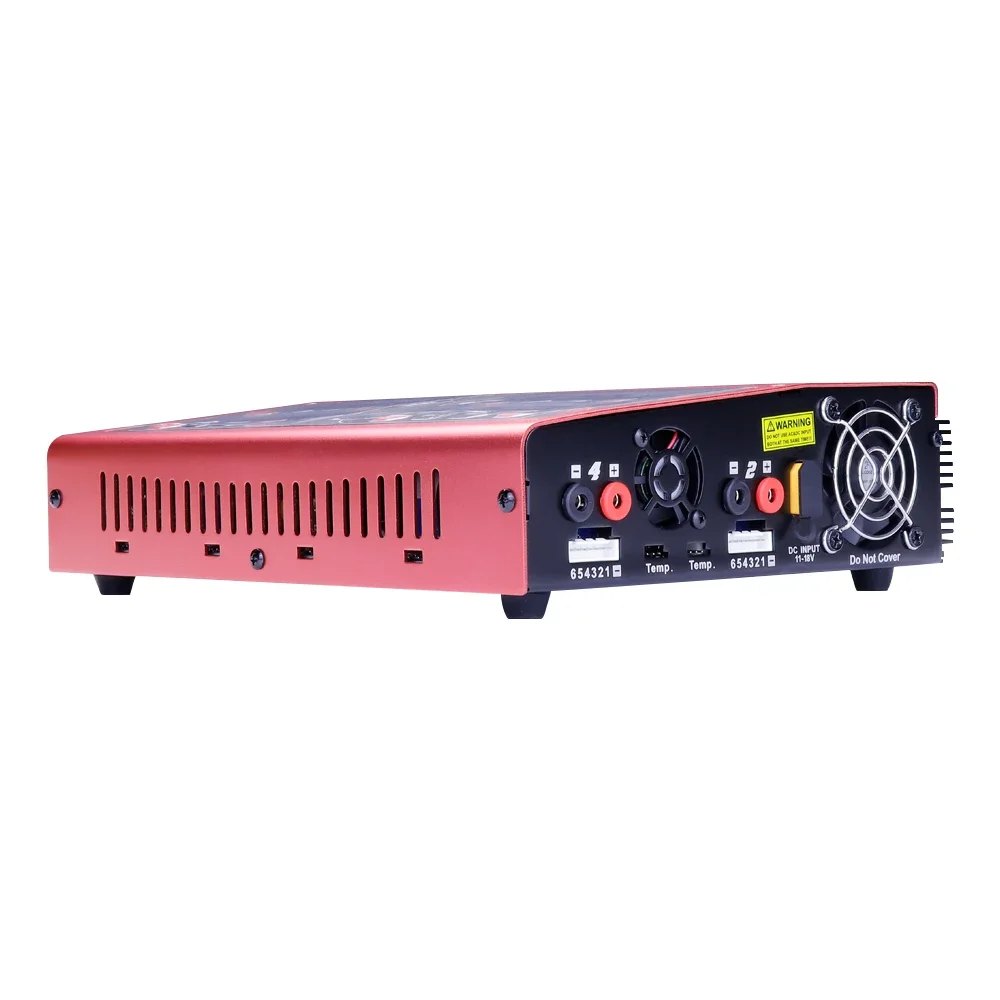 EV-PEAK CQ3 100Wx4 10A 1-6S BALANCE Charger พร้อมอะแดปเตอร์ JST_XH สําหรับ LiPo LiFe NiMH NiCd แบตเตอรี่