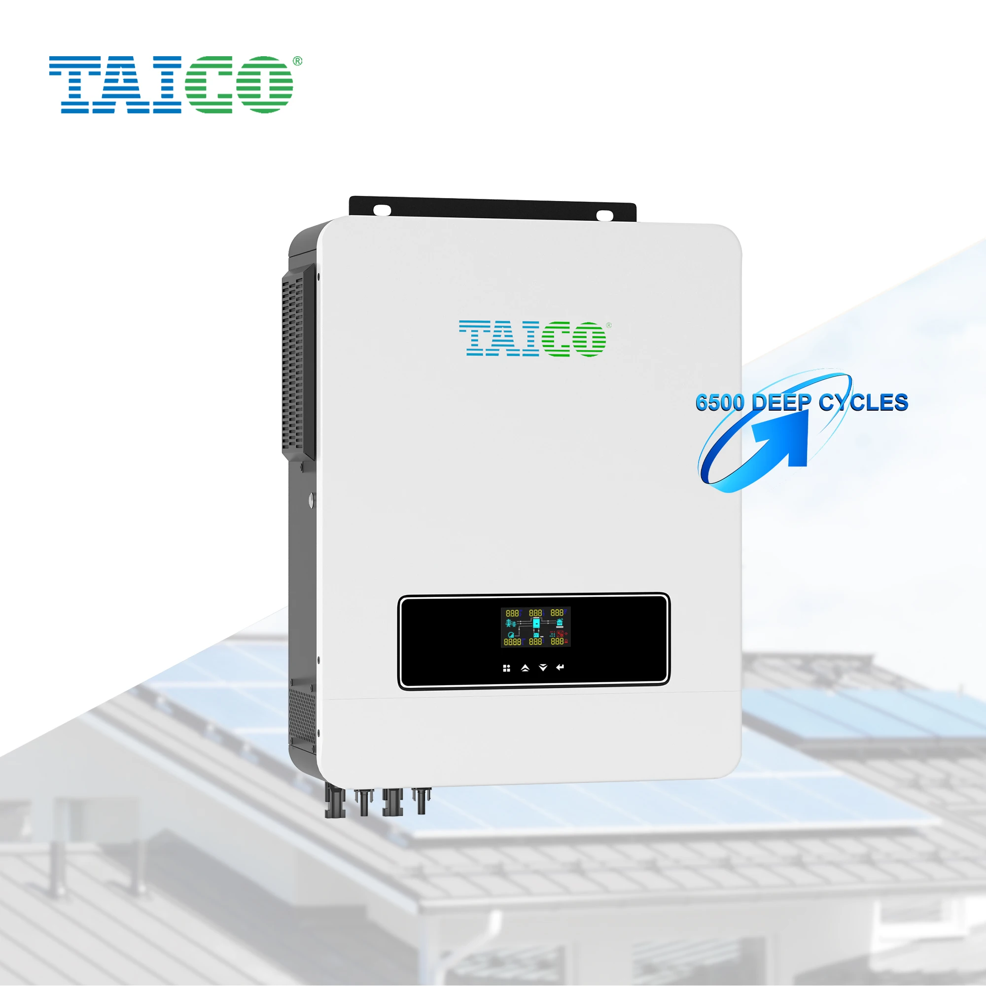 TAICO MPPT built-in residential 48V solar inverter off grid 5.5kw hybrid   for home