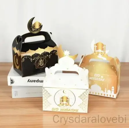 

Ид Мубарак Коробки для торта Рамадан Конфеты Шоколадные конфеты Подарочная коробка Мусульманская вечеринка Сувенирная коробка Рамадан Карим Ид Аль Адха Фаворит Коробка