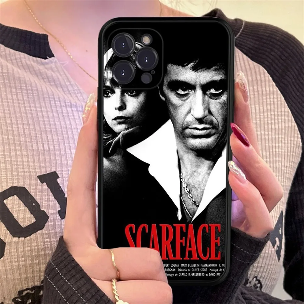 Scarface 1983 Film Al Pacino Movie Phone Case For iPhone 15 14 11 12 13 Mini Pro XS Max Cover 7 8 Plus X XR SE 2020 Funda Shell