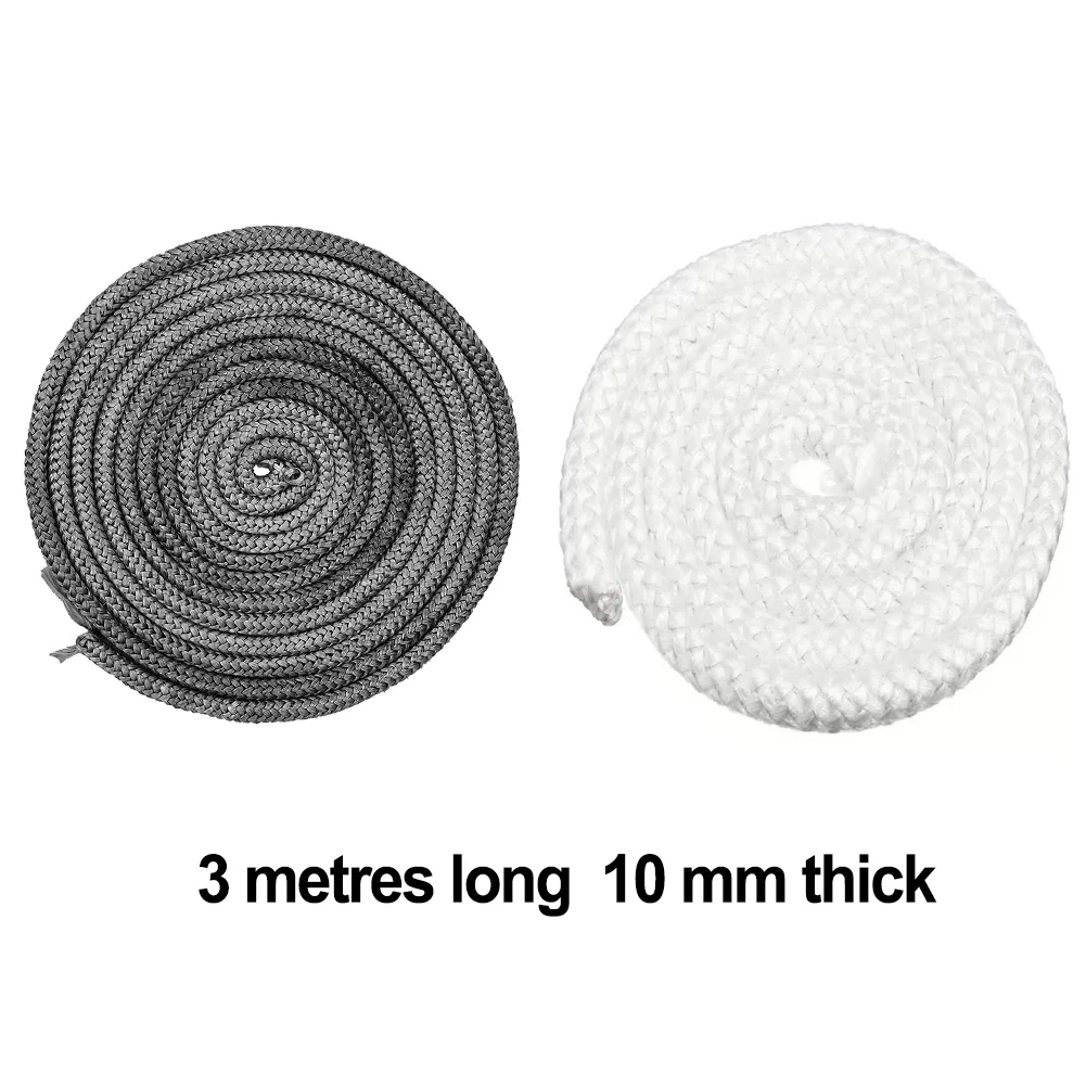 Sealing Tape Fiberglass Rope Fireplace Elastic Gasket Fire Rope Good Performance Heating Prevents Heat Escaping
