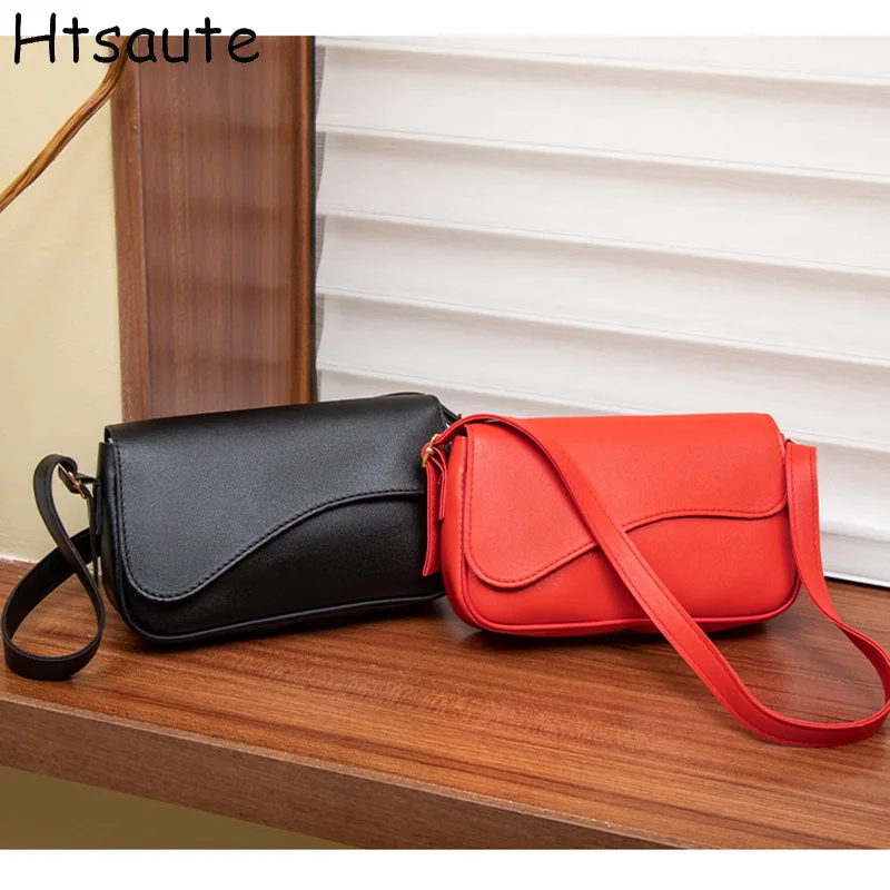 

Underarm Bags Women Top PU Leather Crossbody Bags Trendy Fashion Shoulder Bag Soft Mini Handbag with Zipper Closure bolsos mujer