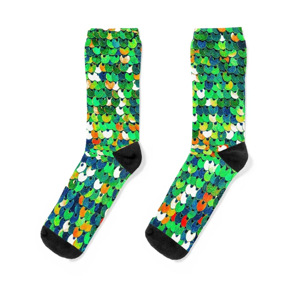 

Funky Sequins Socks Non-slip sports stockings designer luxury Socks Girl Men's