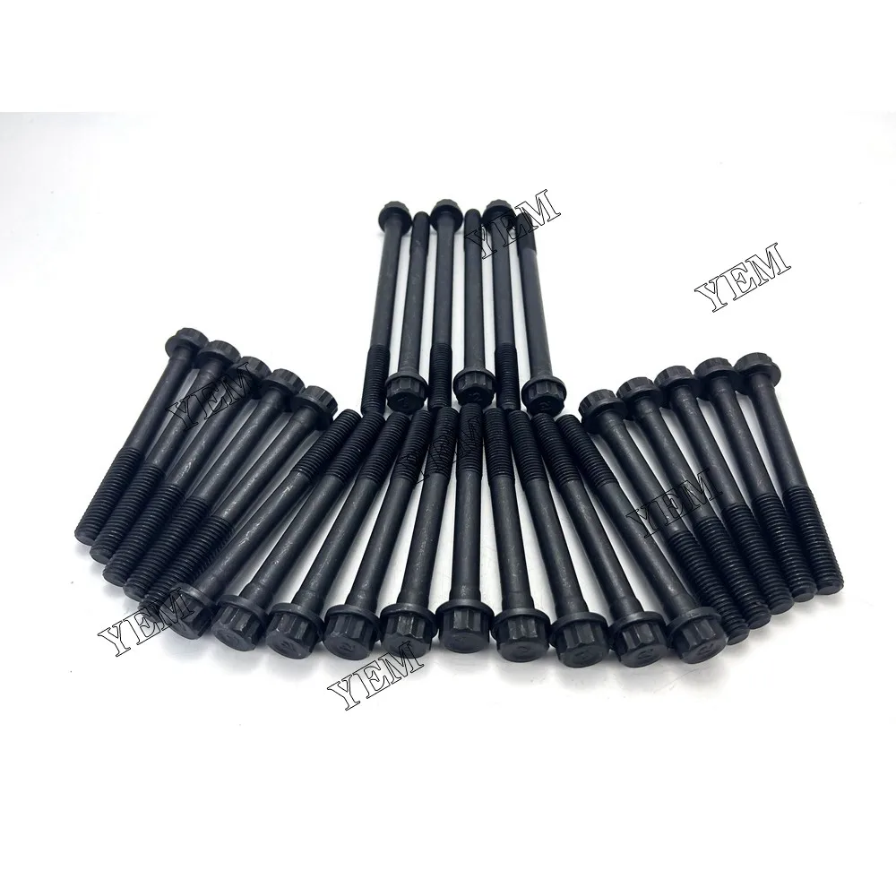 26PCS For Kubota S2800 Cylinder Head Bolt