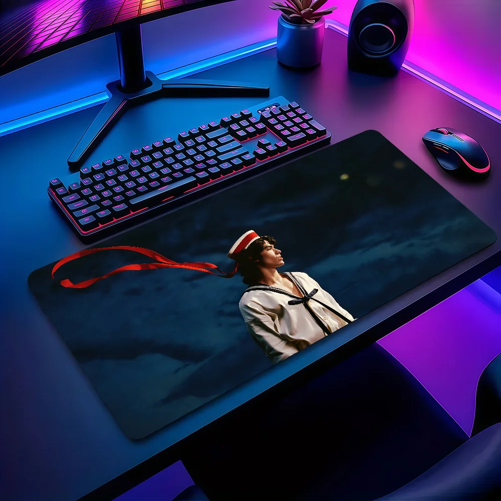 Singer C-ConanGray Mouse Pad Large Non-slip Lockedge Desktop Computer Desk Mat Keyboard Writing MousePad Office Gamer Student