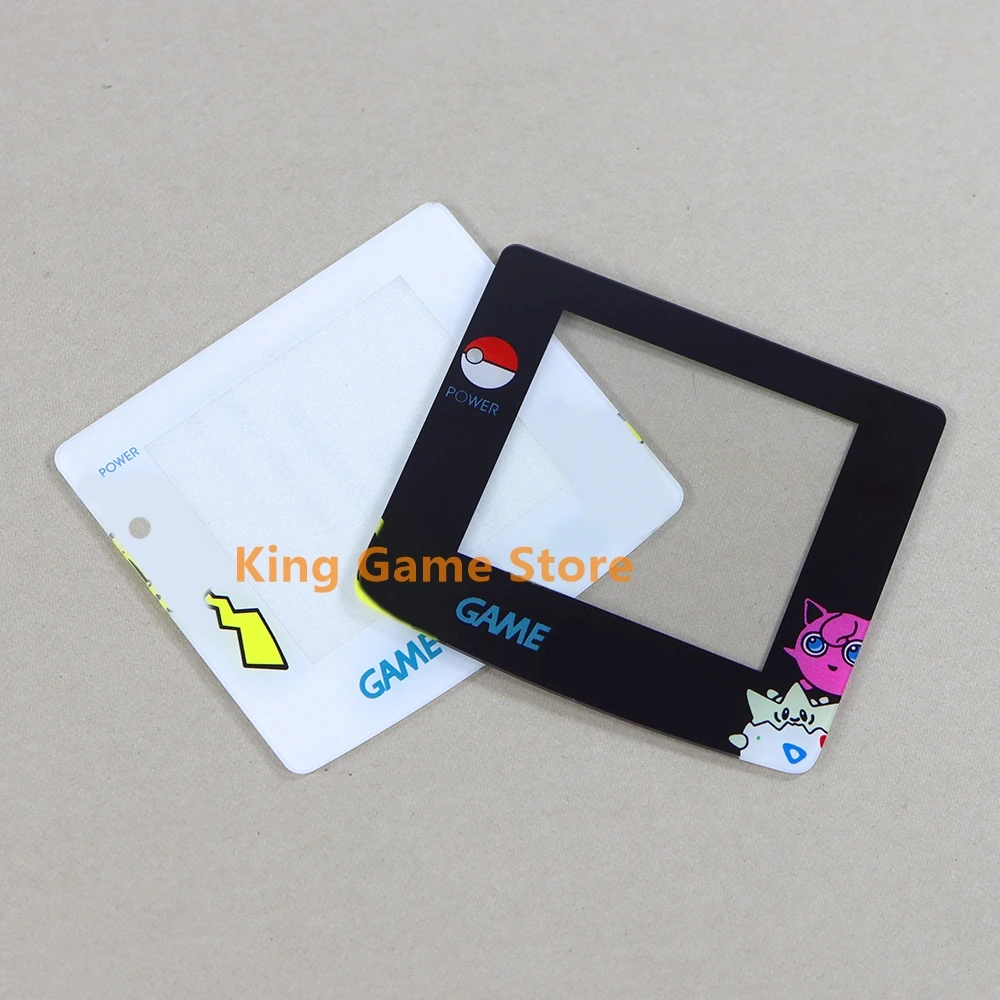 1 szt. Wzory plastikowy ekran ochronny obiektywu dla GameBoy kolor GBC plastikowy panel lustrzany wymiana wyświetlacza