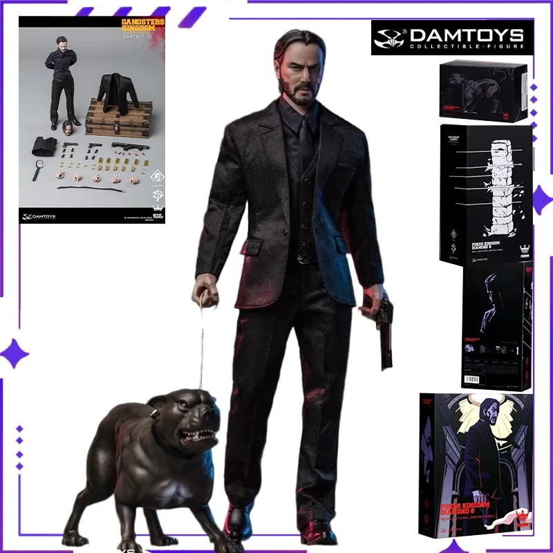 Spot DAMTOYS Origineel Gangster Kingdom Block 8-Joey eindproduct Beweegbare pop Beweegbare soldaat Model Ornament Gift Collection