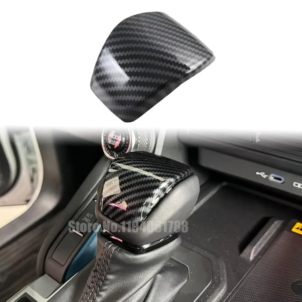 

Fit for Toyota Land Cruiser Prado J250 LC250 2024 2025 Car Interior Gear Shift Knob Decorative Sticker Trim ABS Carbon Fiber