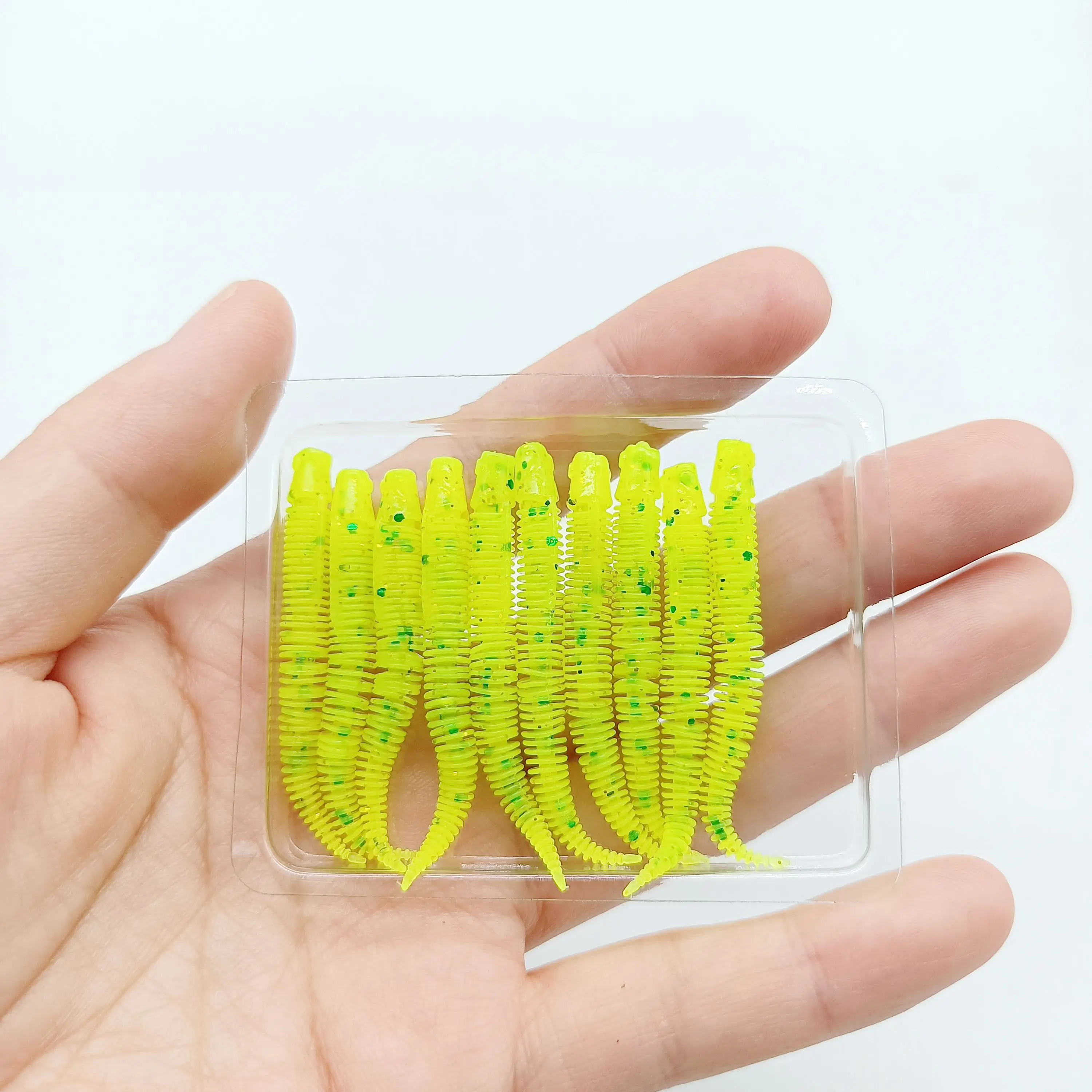 DUODUOYU 10PCS  Pesca carp fishing bass lure 0.6g/5cm 1.5g/70mm Wobblers Soft Lures Silicone Artificial Plastic Baits Tackle