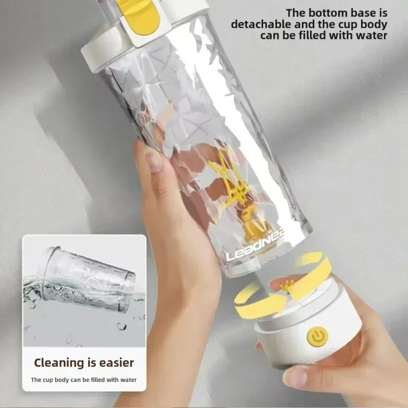 

Electric Protein Powder Mixing Cup Automatic Shaker Bottle Mixer Shake Bottle Milk Coffee Blender Kettle fro Kitchen Accessories