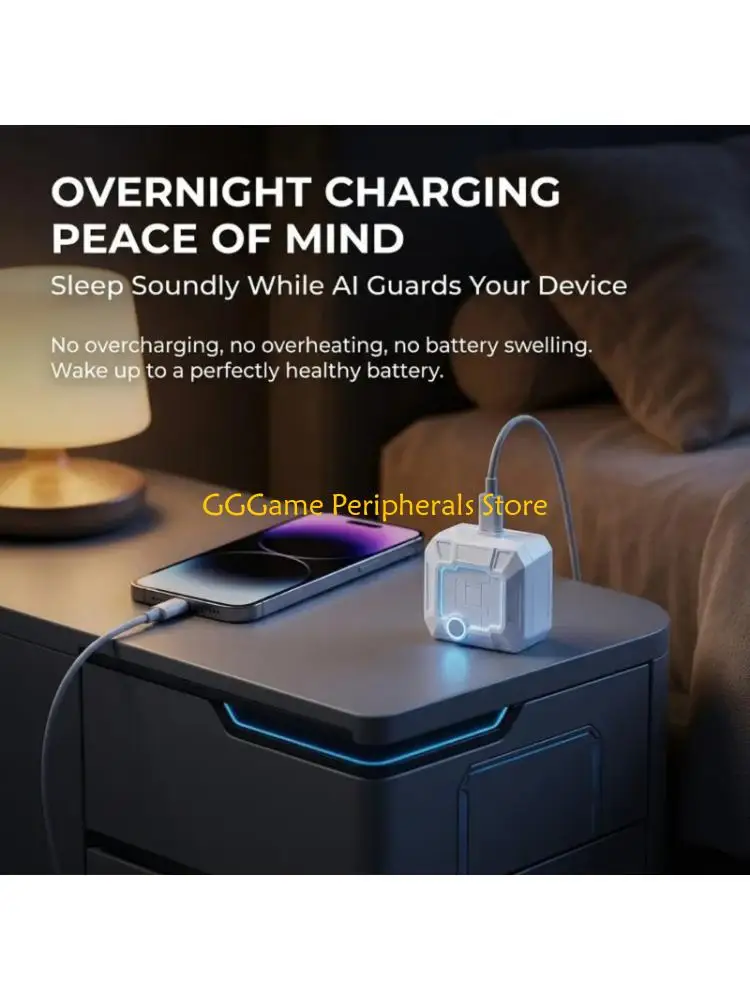 U55B Full Auto Power Off Separator Type C 140W Fast Charging For Phone Tablet Laptop Overheat Overcharge Protections