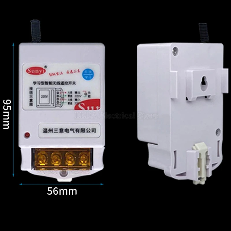 220V 380V Wireless Intelligent Remote Control Switch Water Pump Electric Household Power Controller Motor Remote Controller