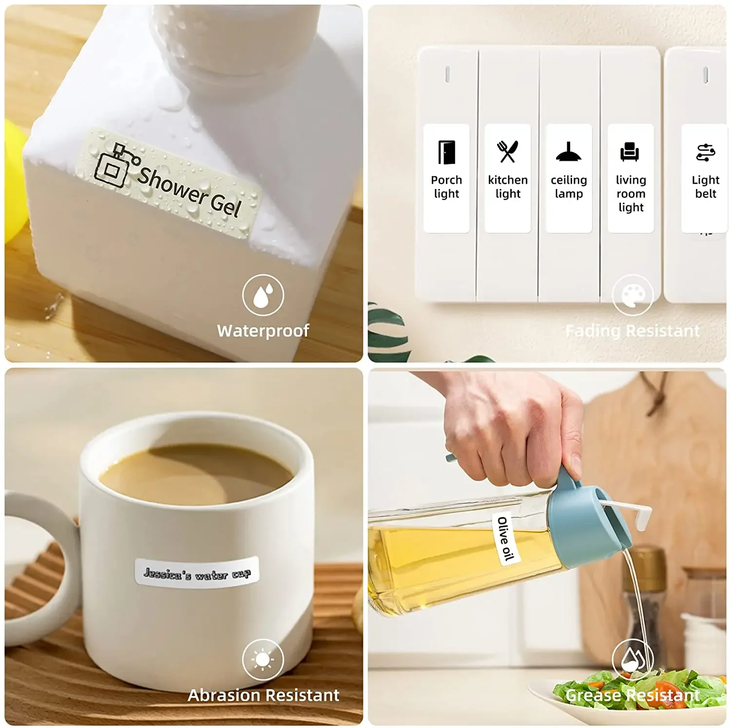 Portable Label Maker Wireless Label Printer Tape Included Multiple Templates Available for Phone Office Home
