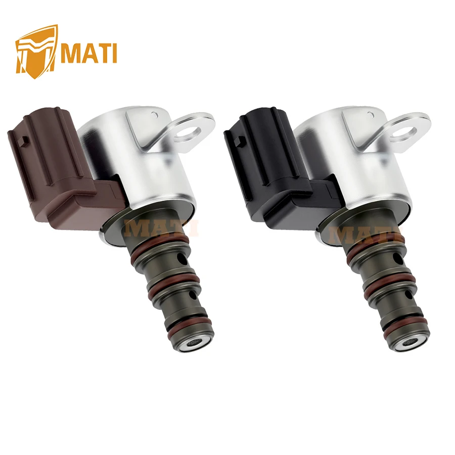 Transmission Shift Solenoid Kit - Black and Brown For Honda Rincon 680 GPScape TRX680FGA 2006-2009 38620-HN8-003 38630-HN8-003
