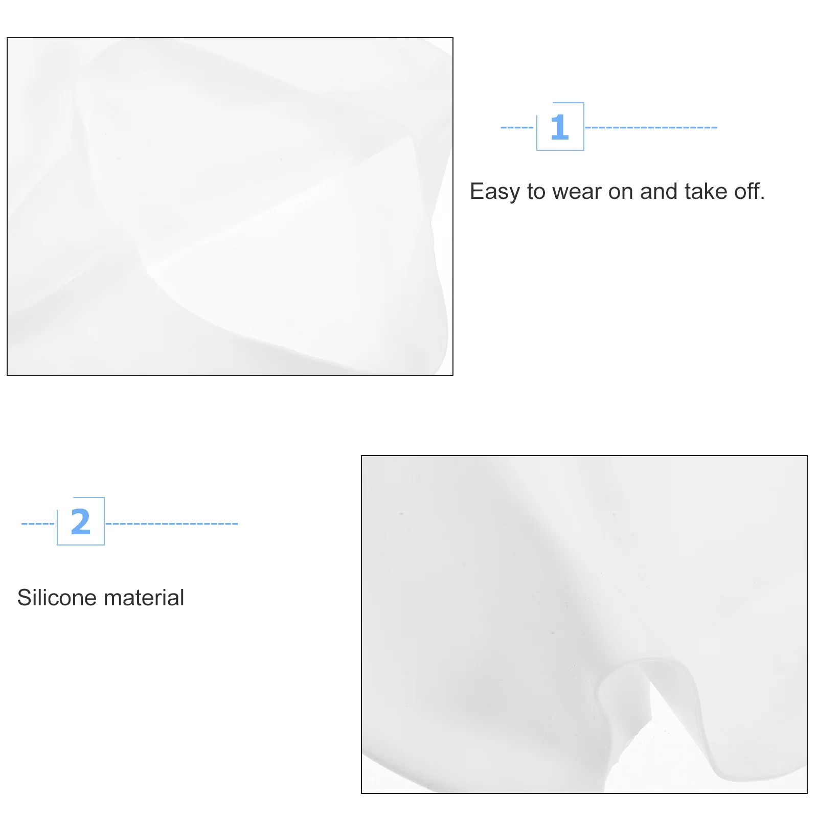 

Silicone Swimming Cap Material Kids Non-slip for Hair Waterproof Silica Gel Fabric Hat