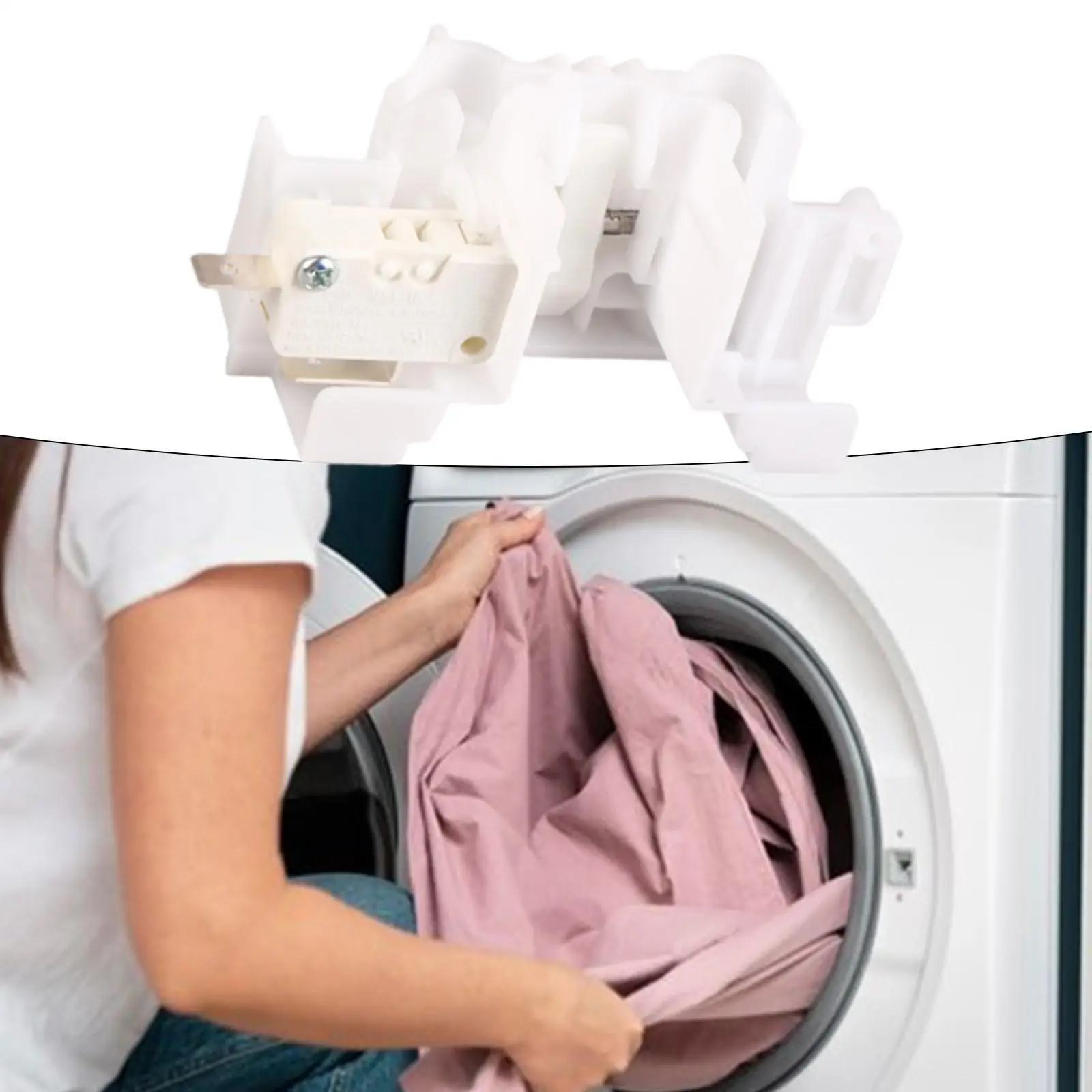 

Dryer Door Catch Latch Strike Kit Easy to Install Home Compact Latch Parts Dryer