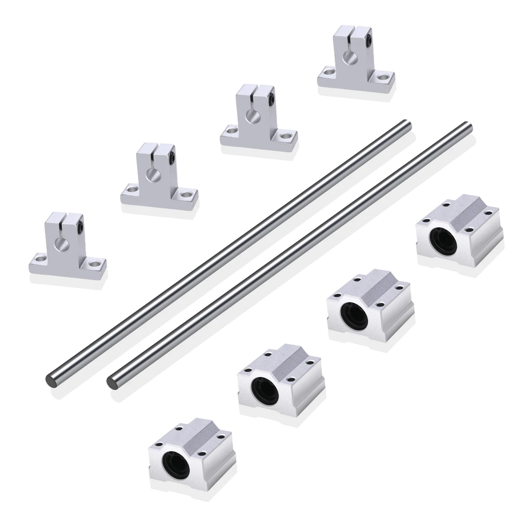 8mm 300mm Linear Rail Shaft With SK8 SCS8UU Guide Support Bearing Slip Motor