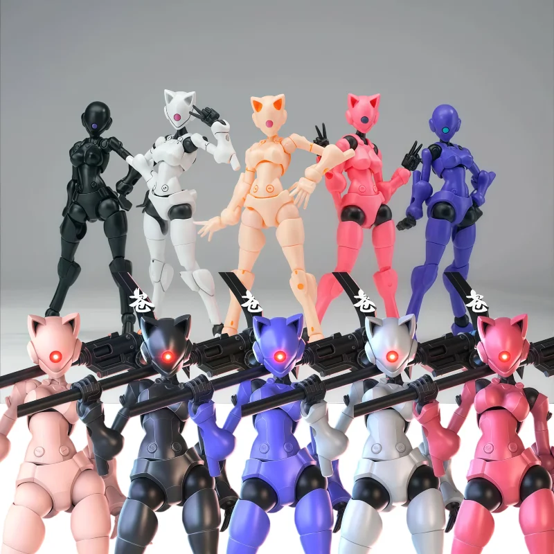 

DIY SHEIK MAINLAND 3MIN PROJECT Super Movable Action Figure Swift Female Mutant High Detail Assembly Collectible Model Gift Toys