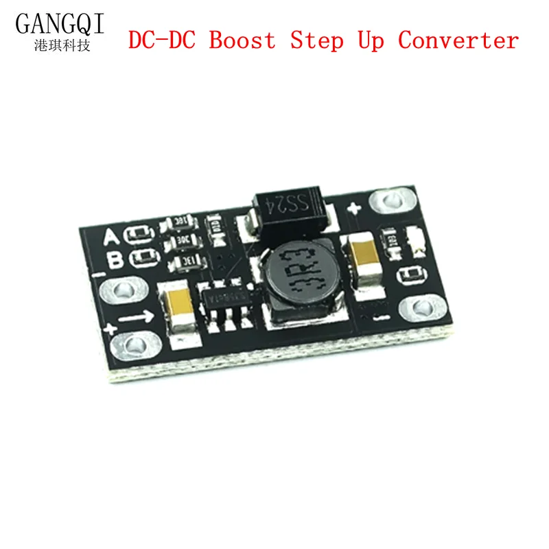 1 adet Mini DC-DC Boost yükseltmeli dönüştürücü devre kartı modülü 3.7V için 12V voltaj regülatörü PCB kartı devre kartı modülü lityum pil Boost