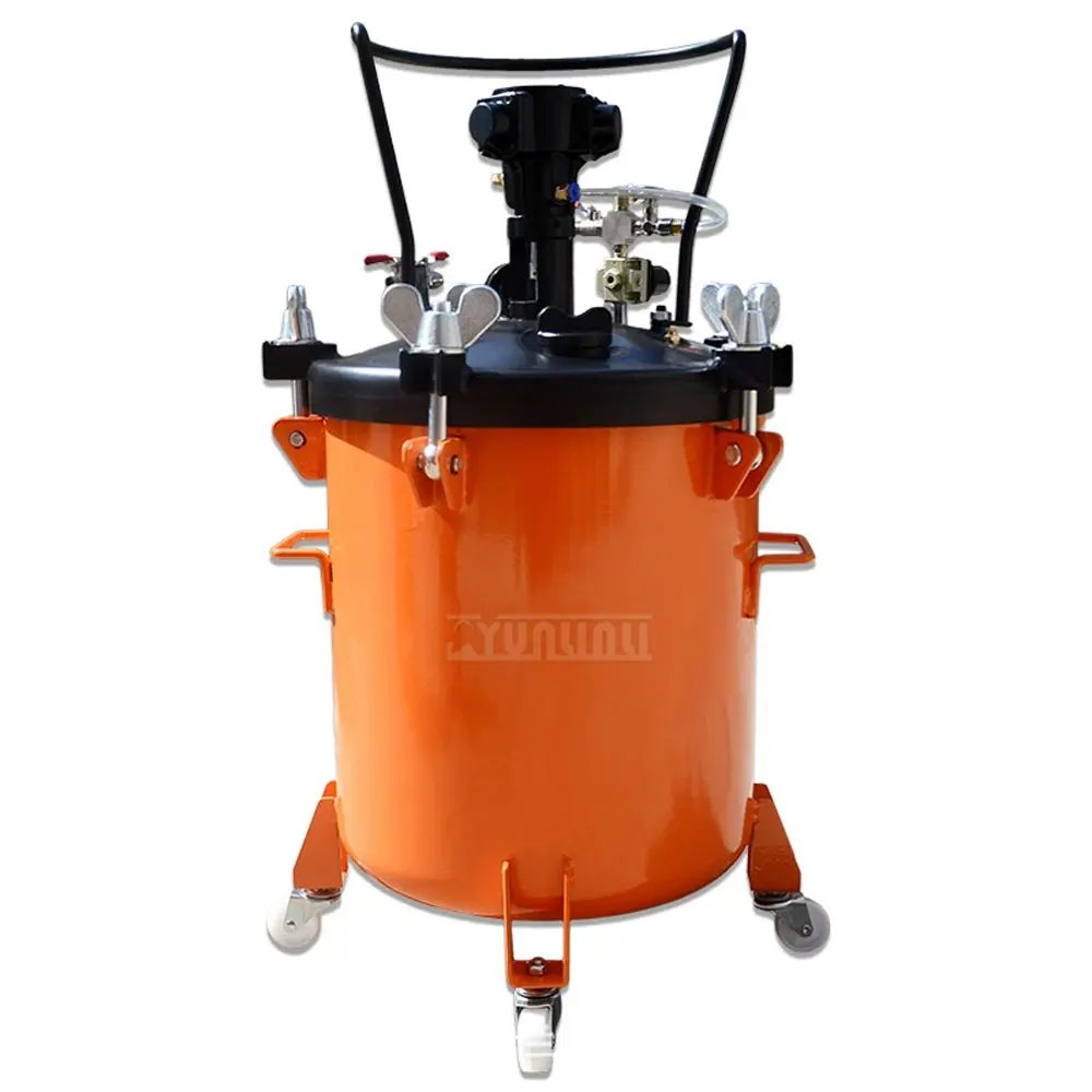 Pneumatic Agitation Pressure Barrel, Paint Pressure Stainless Steel Coating Machine, Spray Adhesive Agitation Barrel Automatic