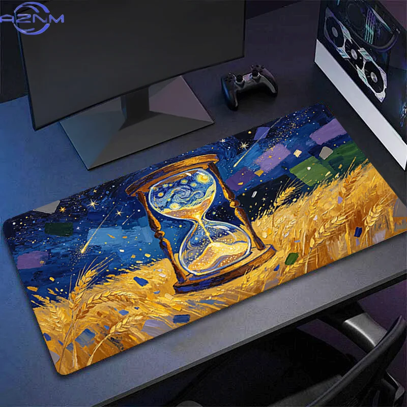 Mouse Pad Abstract Oil Painting Gaming Accessories PC Gamer alfombrilla xxl Computer Desk Mat Laptop Varmilo Keyboard Mousepad