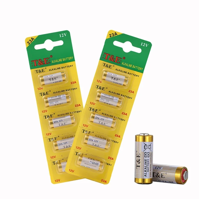 Bateria 23A 12V, baterie alkaliczne A23, 23A E23A A23 23GA A23S do pilota, dzwonka do drzwi, zabawek, kluczyka samochodowego, kalkulatora