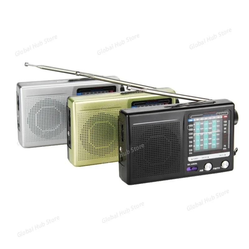 Portable AM/FM/SW Radio with Clear Sound Compact and User Friendly for Outdoor and Home Use Works with Batteries or Mains