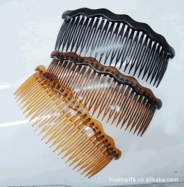 6 Stück französische Haarseitenkämme für Frauen, feines dünnes Haar, dekorative Haarkämme für Frauen und Mädchen, Braut, Hochzeit, Schleier, Haarspange, Kämme – Detail 6