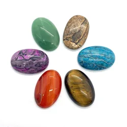 Rings Oval Non-porous Loose Beads Jewelry 20x30mm Natural Stone Tiger Eye Agate Diy Fashion Making Necklace Ring Accessories