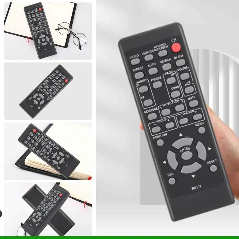 U55C Universal Replacement Remote Control for RP017F RP016F HCP-320X 3250 R001 Projector Models And More Black